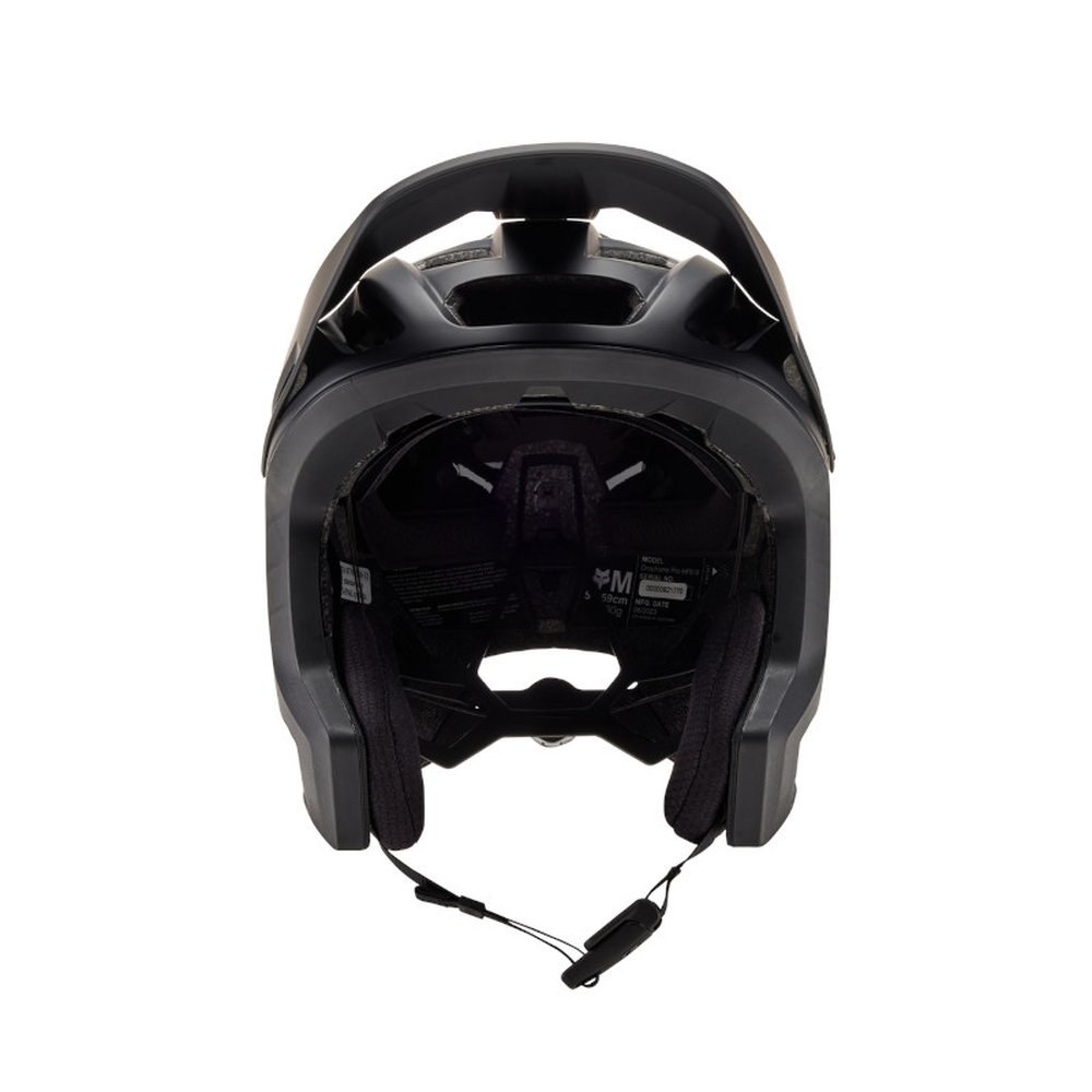 FOX DROPFRAME PRO MATTE BLACK Halbschale MTB Helm Matt Schwarz
