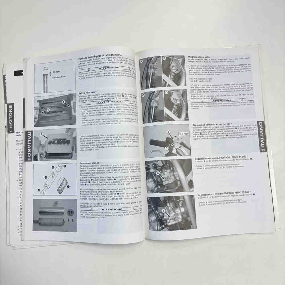 KTM 85 SX 19/16 & 17/14 2015 3213172en Motorrad-Handbuch gebraucht