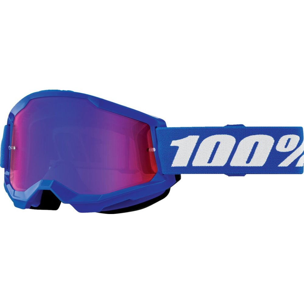 100% Strata 2 Kinder Brille blau rot blau verspiegelt