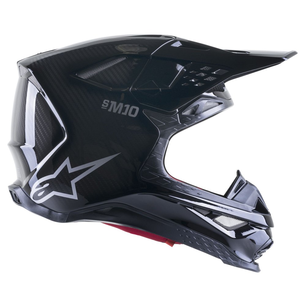 ALPINESTARS Supertech M10 Solid Carbon Motocross Helm schwarz ALPINESTARS Supertech M10 Solid Carbon Motocross Helm schwarz