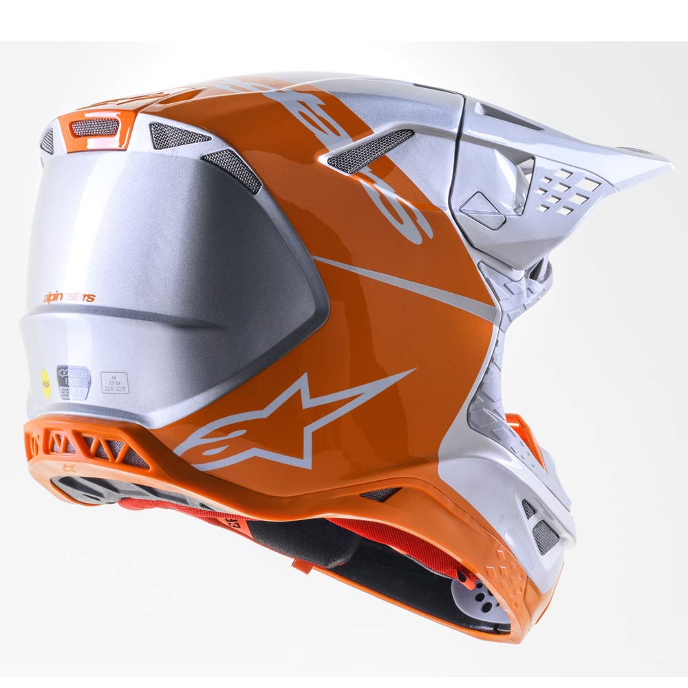 ALPINESTARS Supertech M10 Flood Motocross Helm orange