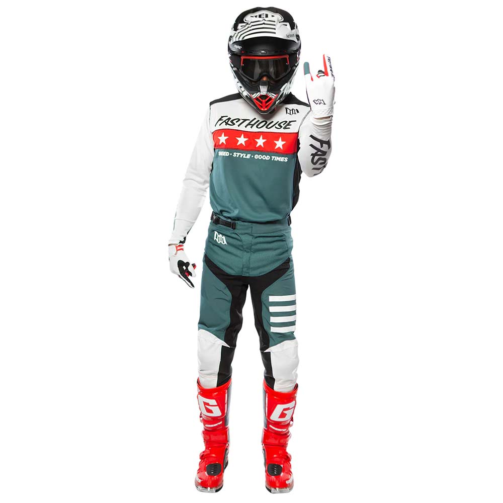 FASTHOUSE Elrod Astre Jersey weiss slate FASTHOUSE Elrod Astre Jersey weiss slate