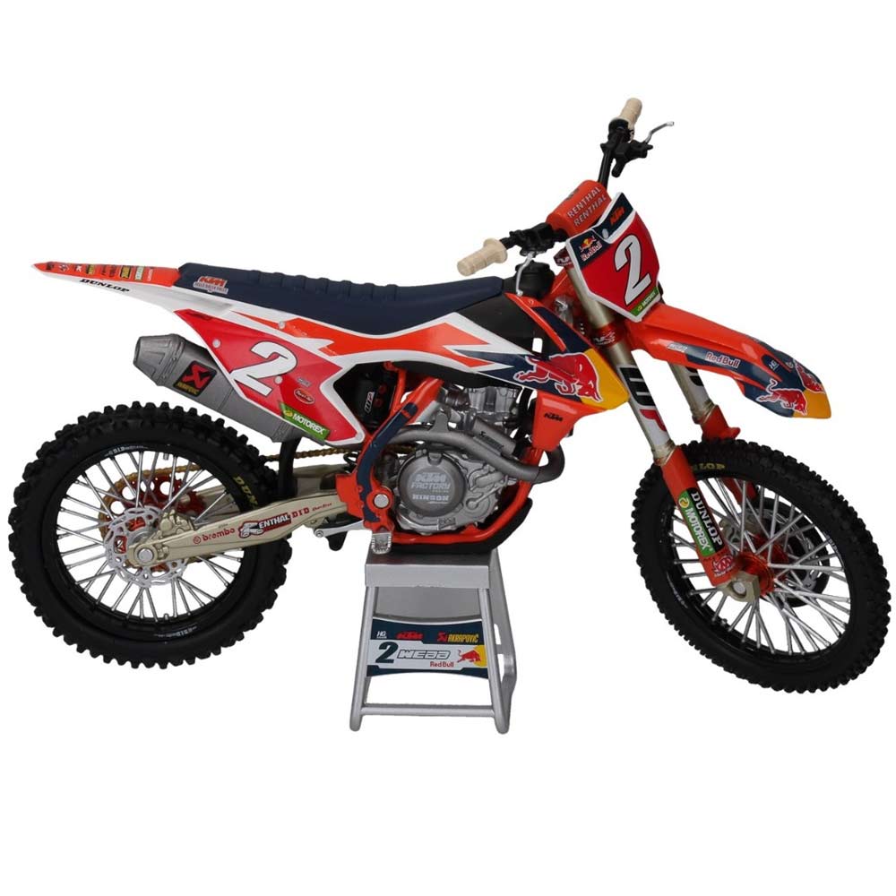 SUNIMPORT KTM 450 SX-F Cooper Webb No. 2 Modell Maßstab 1:12