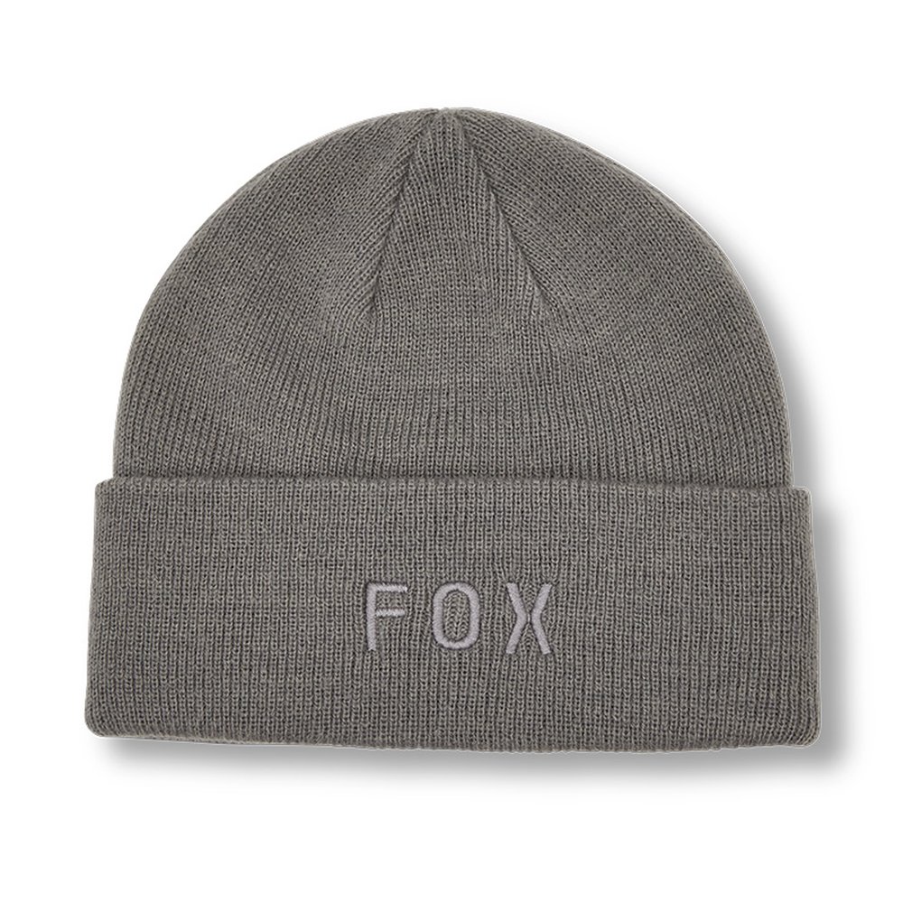 FOX WORDMARK BEANIE Mütze Pewter
