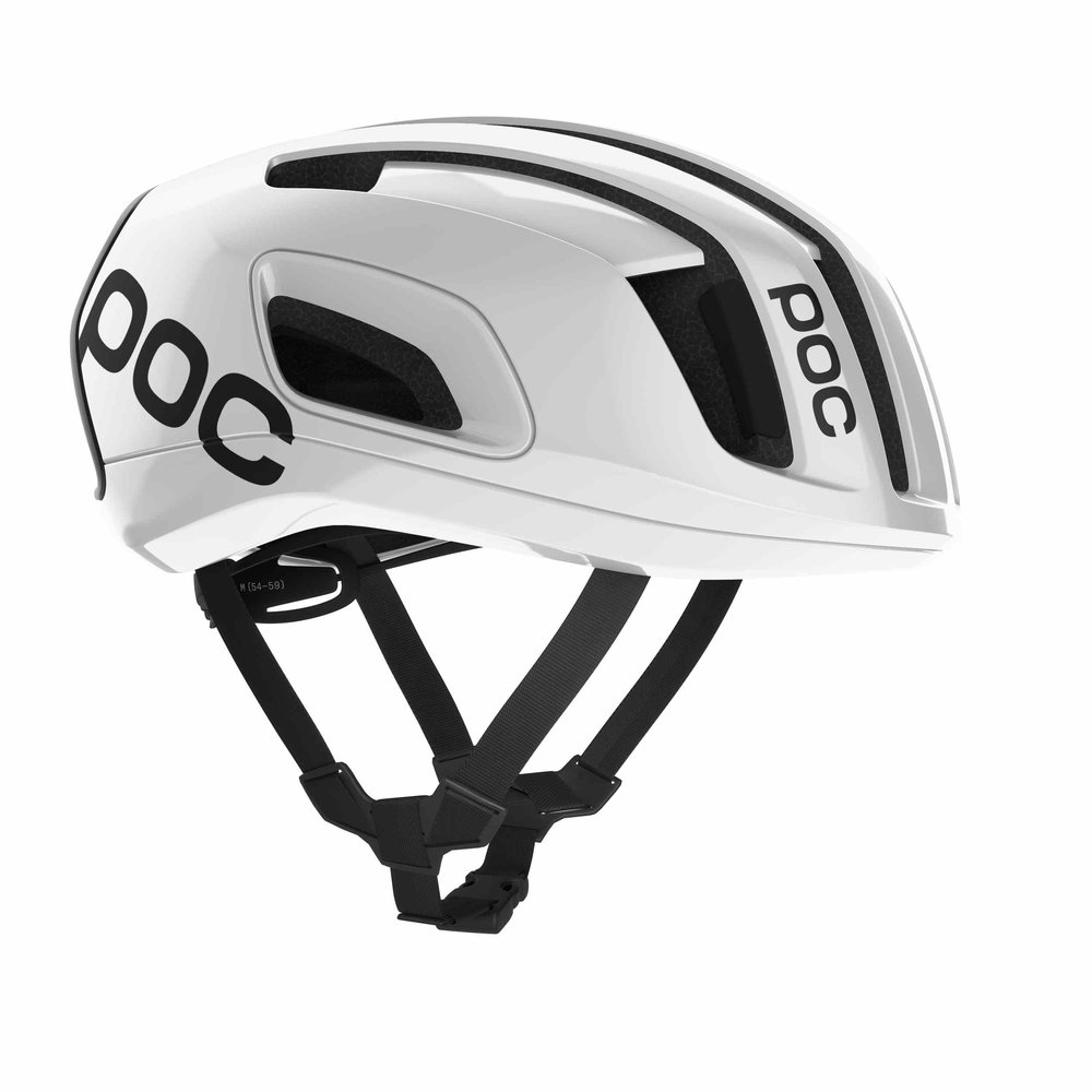 POC Cytal Gravel Helm Hydrogen White/Uranium Black Matt w. Logo