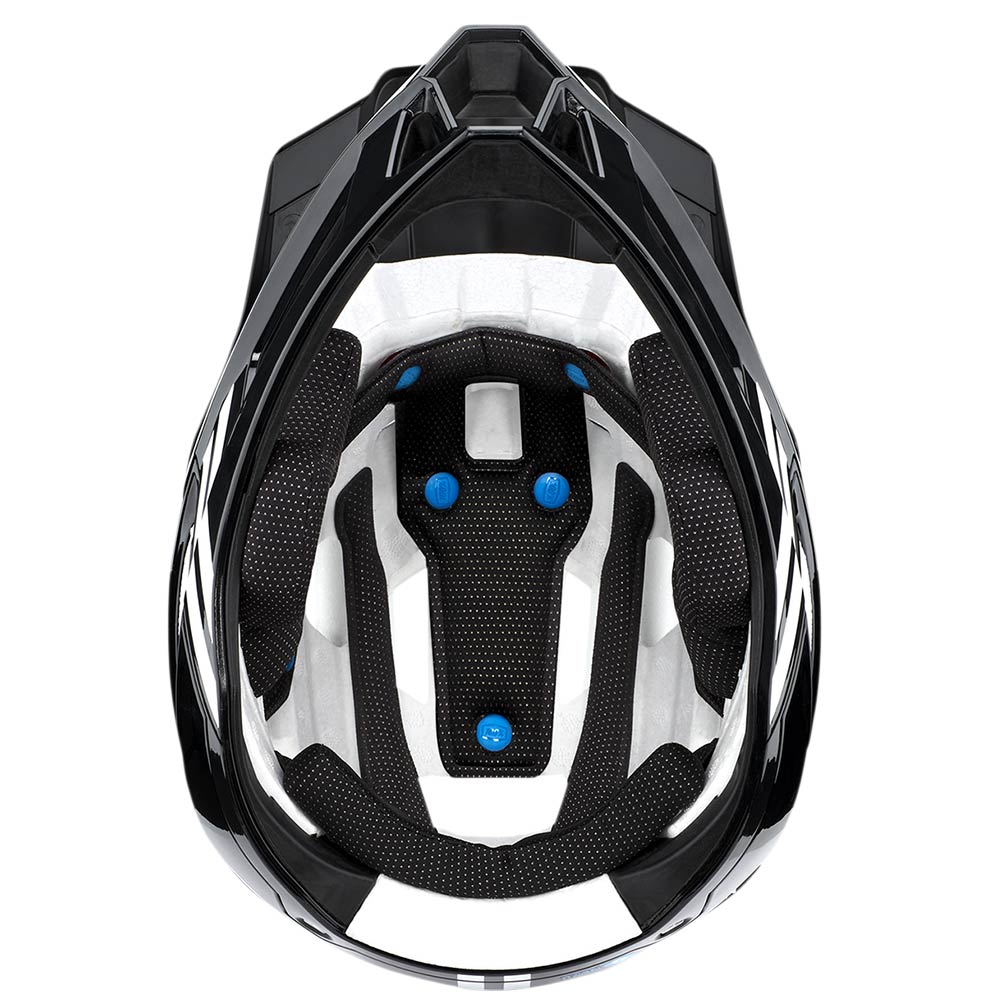 100% Trajecta MTB Helm schwarz weiss 100% Trajecta MTB Helm schwarz weiss