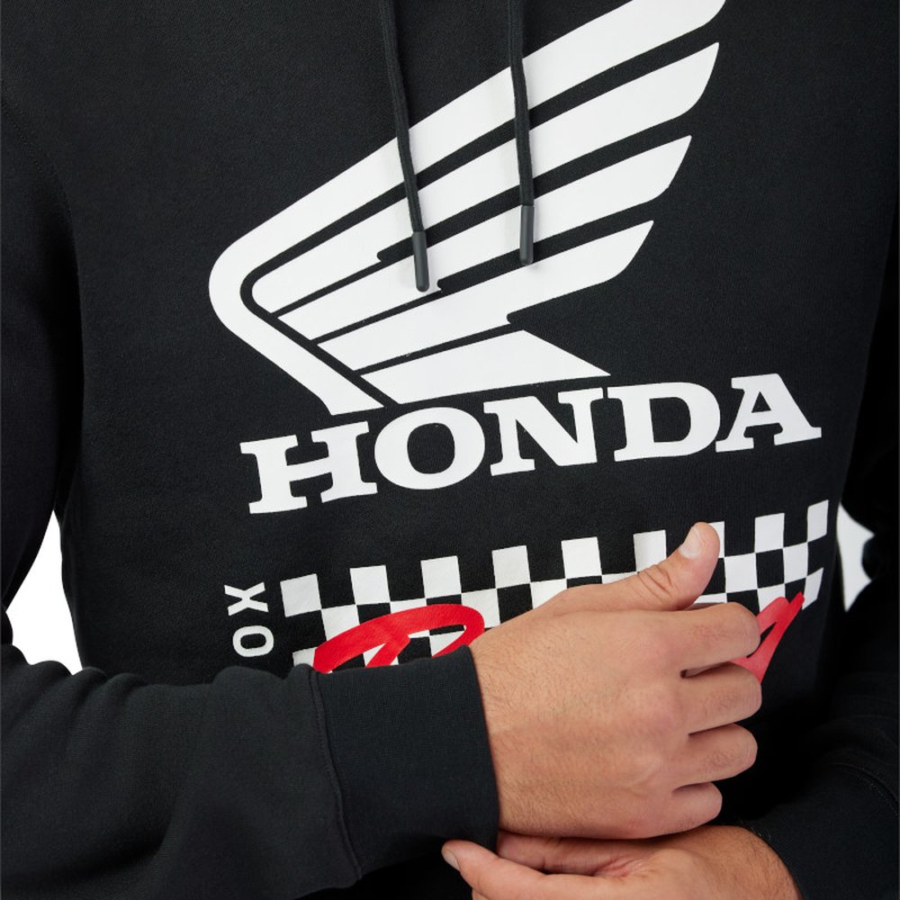 FOX HONDA FLEECE PO Hoodie Kapuzen Pullover Black
