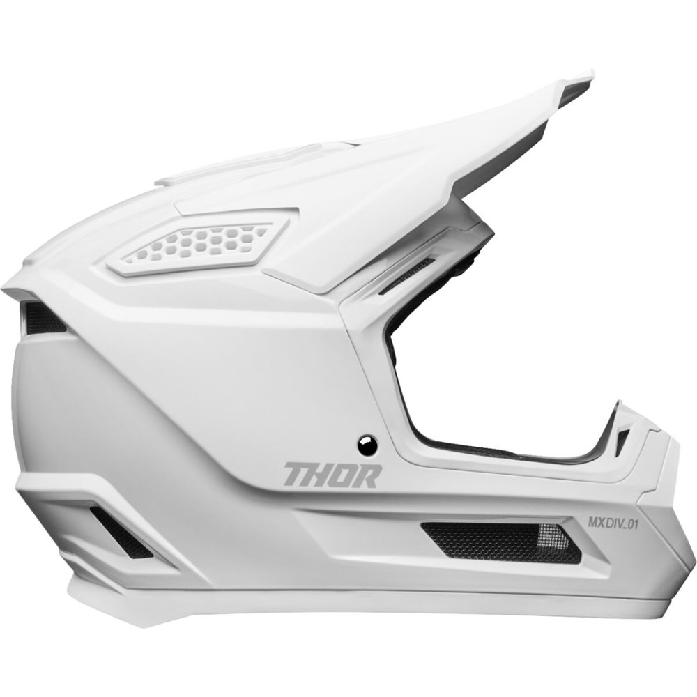 THOR Fleet Motocross Helm Whiteout weiss