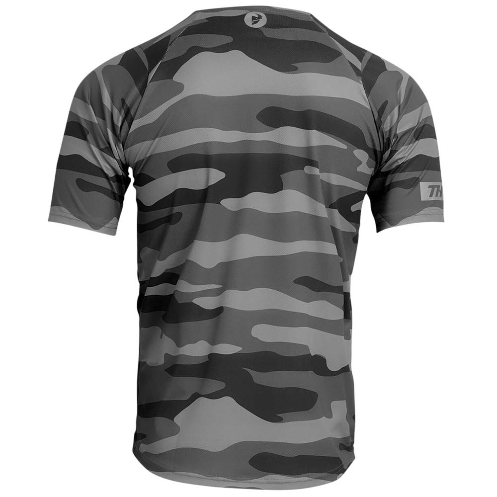 THOR Assist kurzärmliges MTB Jersey camo grau THOR Assist kurzärmliges MTB Jersey camo grau