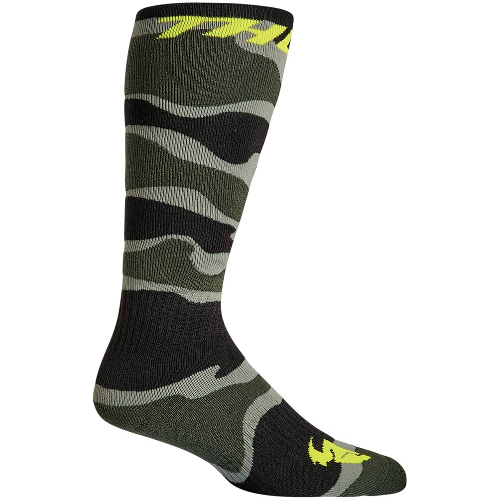 THOR MX Camo Motocross Socken grün weiss THOR MX Camo Motocross Socken grün weiss