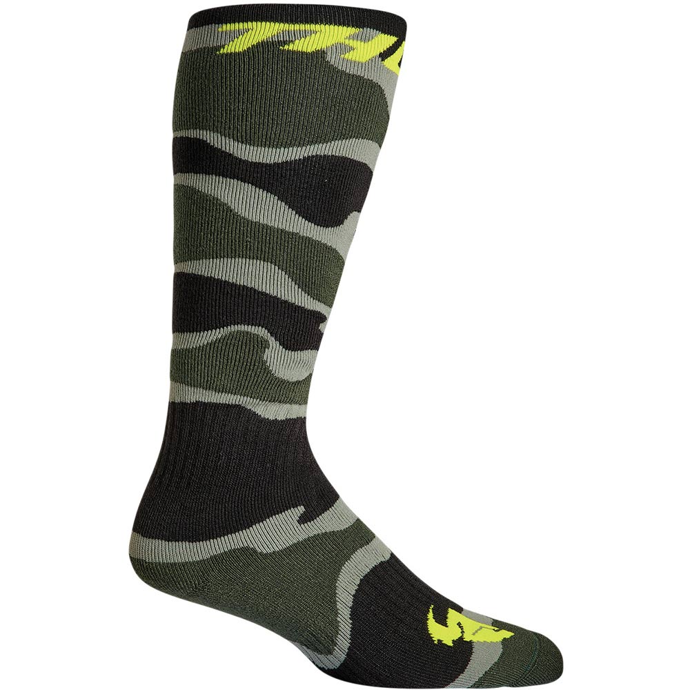 THOR MX Camo Motocross Socken grün weiss