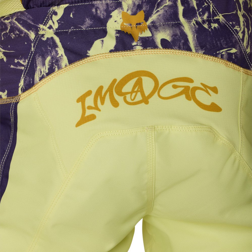 FOX 180 IMAGE PRINT Motocross Hose Pear Gelb