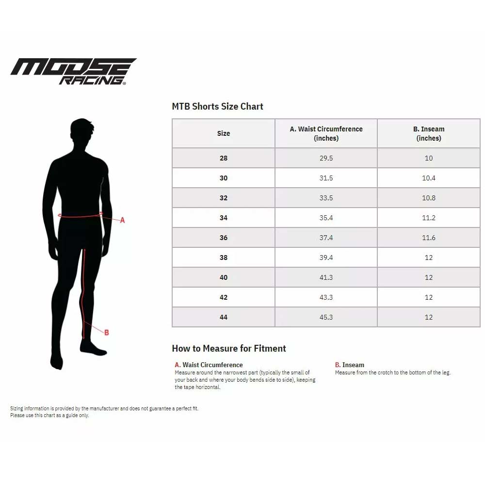 MOOSE RACING Shorts kurze MTB Hose schwarz MOOSE RACING Shorts kurze MTB Hose schwarz