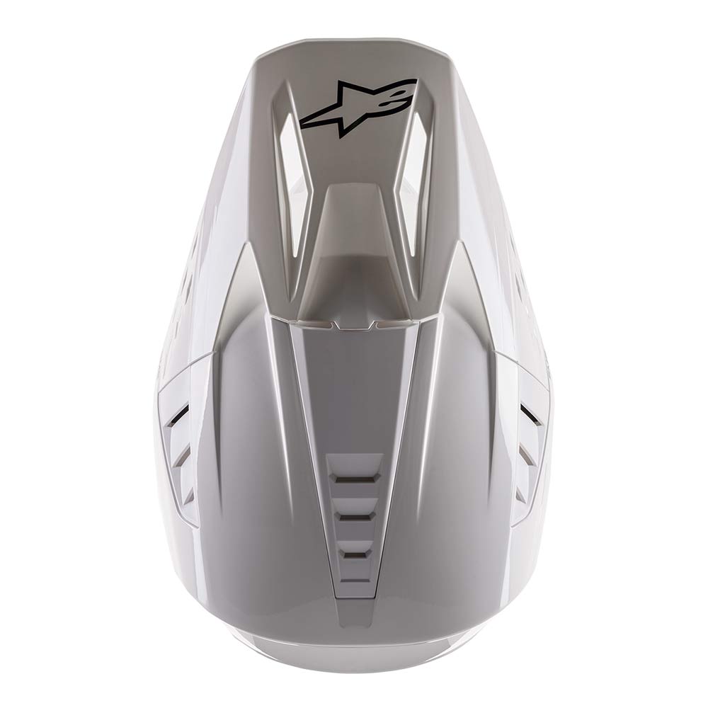 ALPINESTARS Supertech M5 Solid Motocross Helm weiss