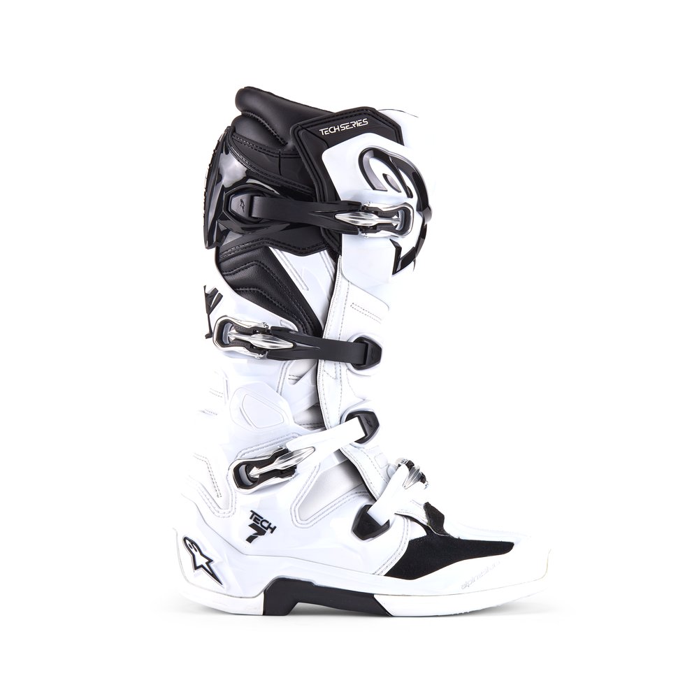 ALPINESTARS Tech 7 Motocross Stiefel weiss schwarz ALPINESTARS Tech 7 Motocross Stiefel weiss schwarz