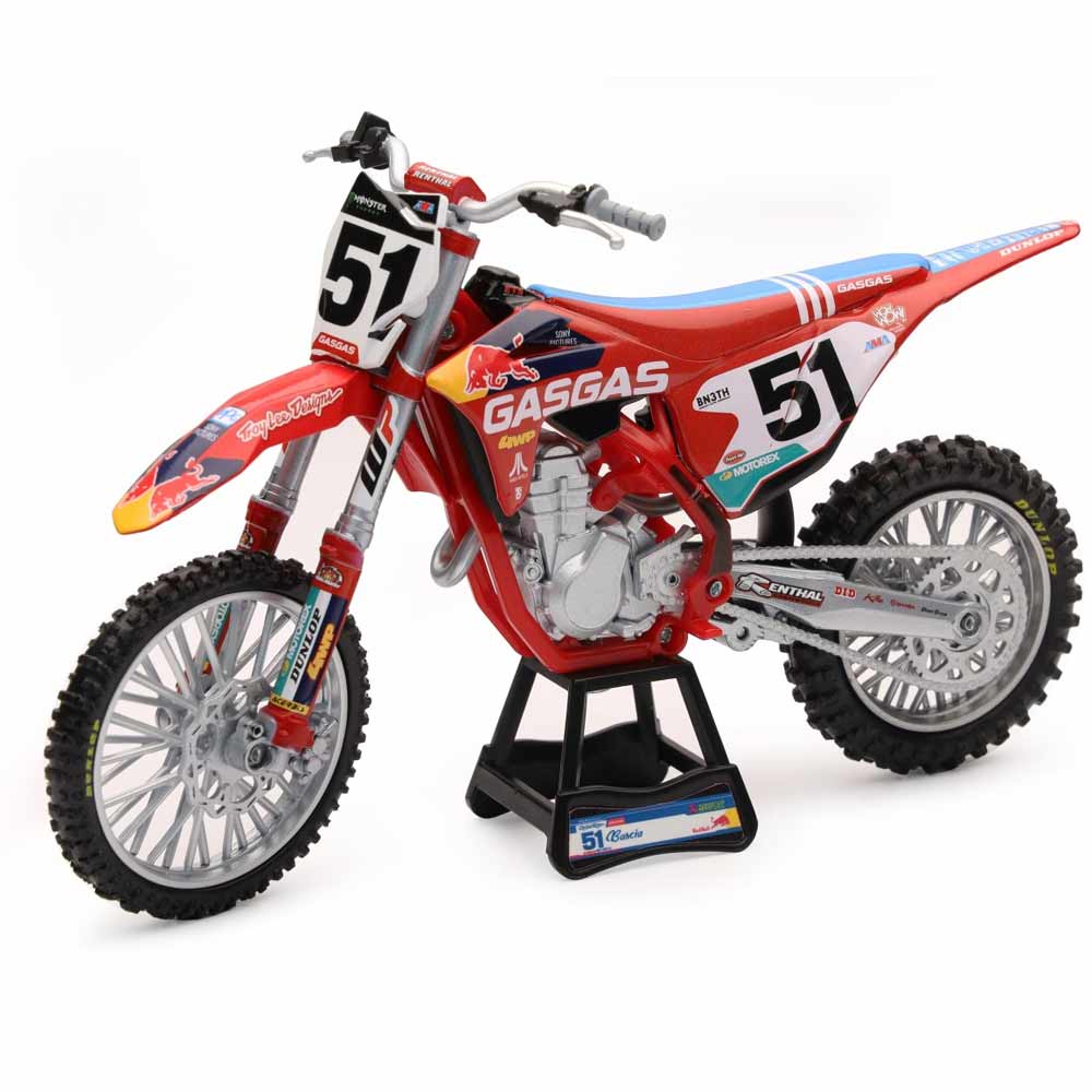 NEWRAY GasGas MC 450F Barcia No. 51 Red Bull Modell Maßstab 1:12