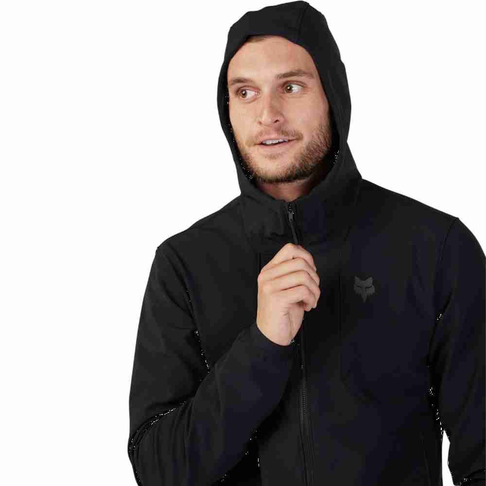 FOX RANGER FIRE HOODIE MTB Jacke Schwarz