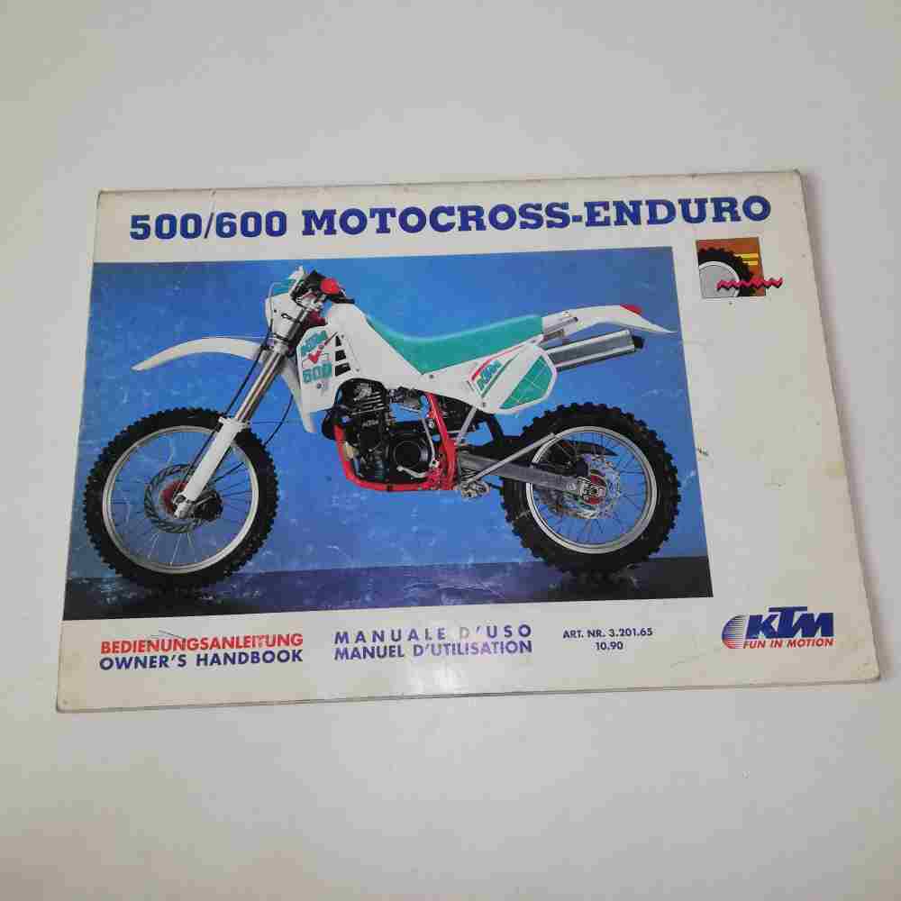 KTM 500/600 D-XC E-XC Motocross-Enduro 3.201.65 10.90 Motorrad-Handbuch gebraucht KTM 500/600 D-XC E-XC Motocross-Enduro 3.201.65 10.90 Motorrad-Handbuch gebraucht