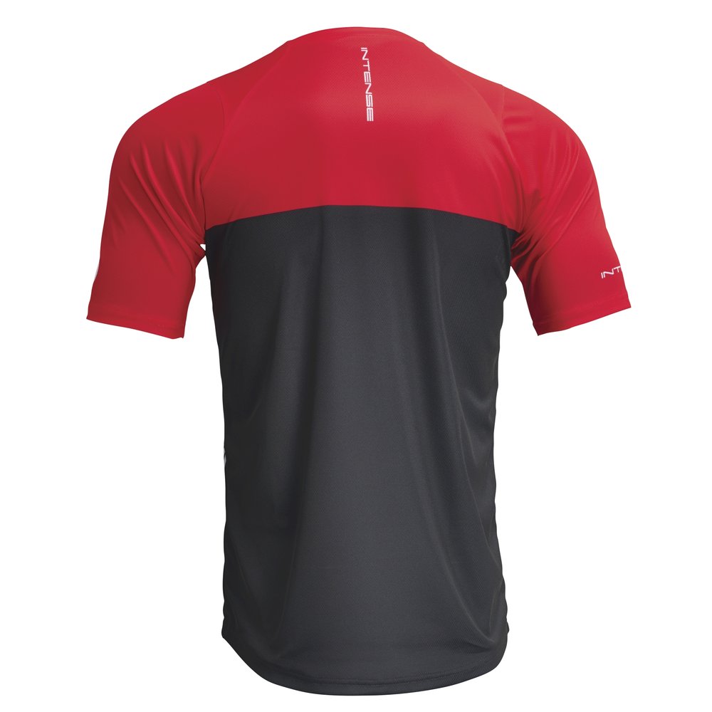 THOR Intense Censis kurzärmliges MTB Jersey rot schwarz