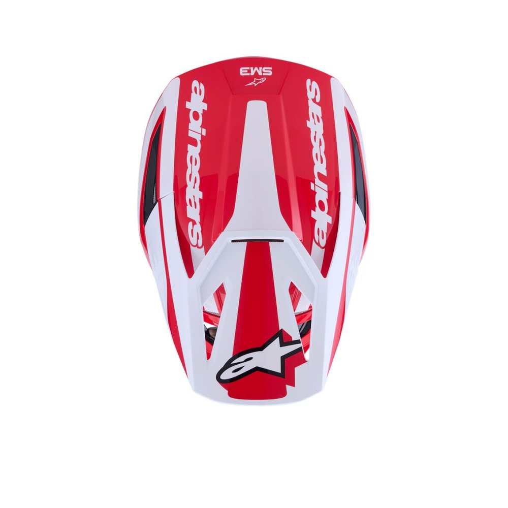 ALPINESTARS Supertech M3 Heat Motocross Helm rot/weiss/schwarz ALPINESTARS Supertech M3 Heat Motocross Helm rot/weiss/schwarz