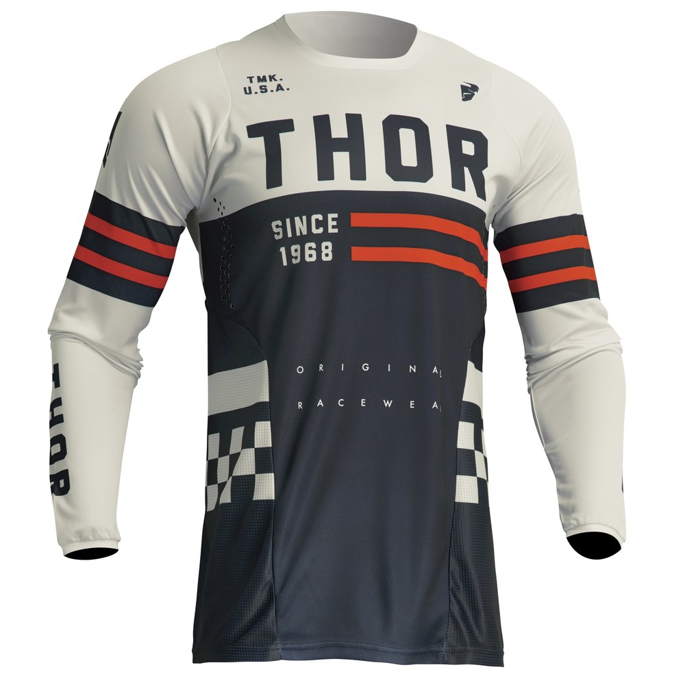 THOR Pulse Combat MX MTB Jersey blau weiss