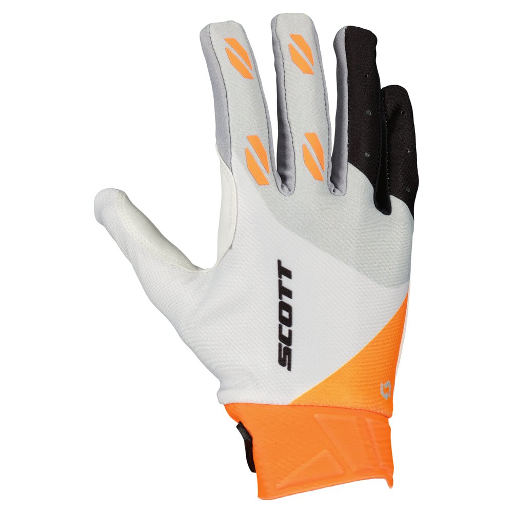SCOTT Handschuhe Evo Race hell weiss/shocking orange SCOTT Handschuhe Evo Race hell weiss/shocking orange
