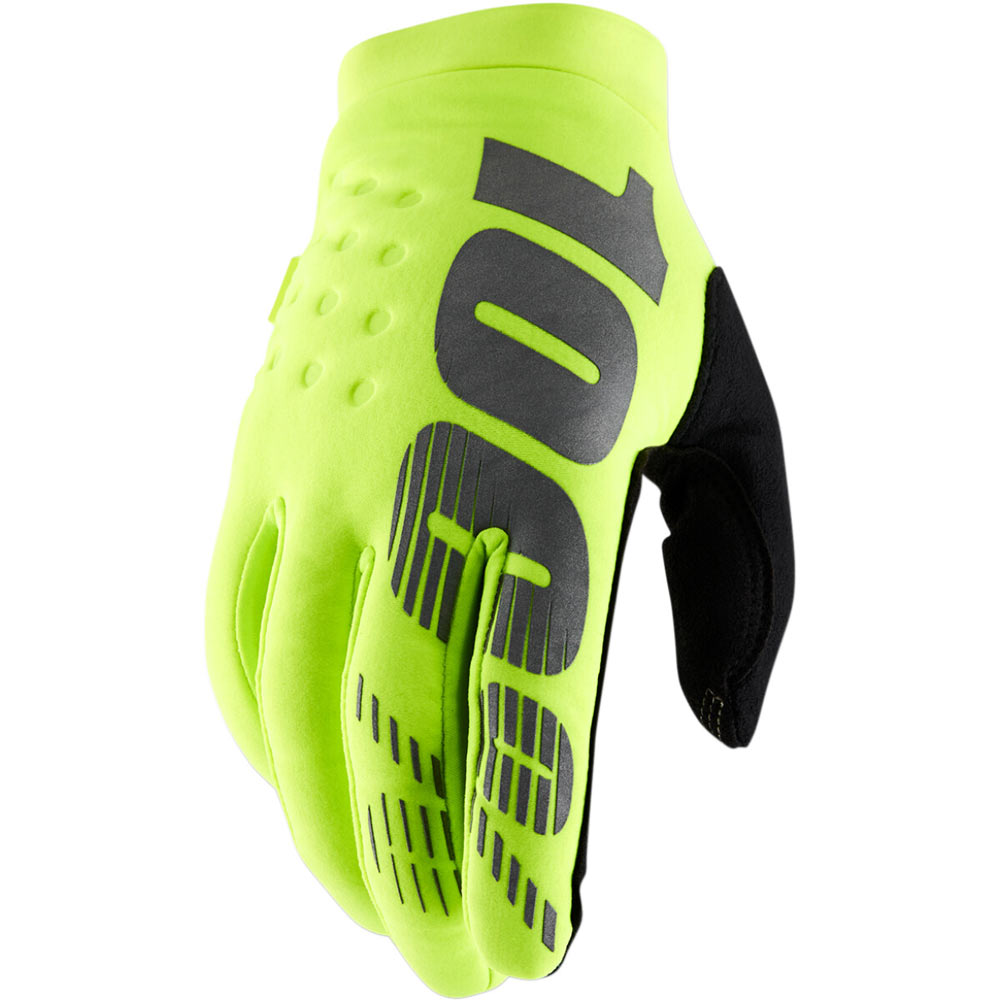 100% Brisker MX MTB Winter Handschuhe gelb