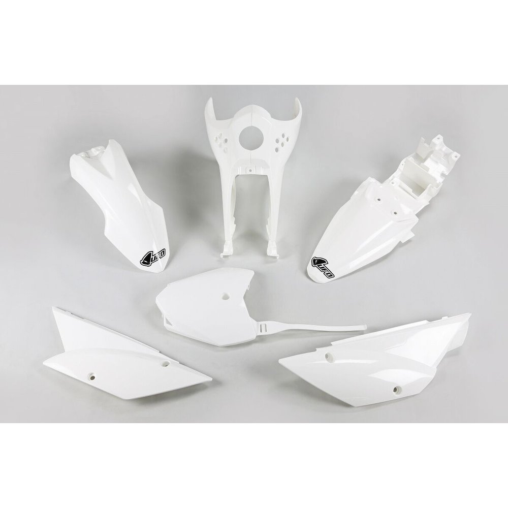 UFO Komplettes Karosserie-Kit Plastikteile Kawasaki KLX110 10-17 weiss