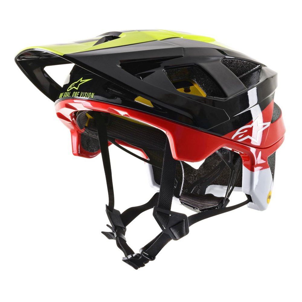 ALPINESTARS MTB Helm Vector Pilot schwarz gelb rot