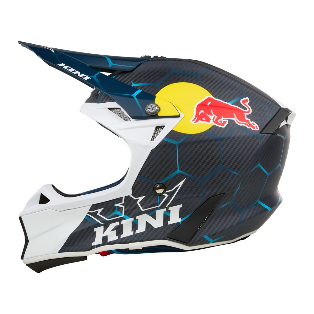 KINI RED BULL MXC2 Motocross Helm 2.0 blau/weiss