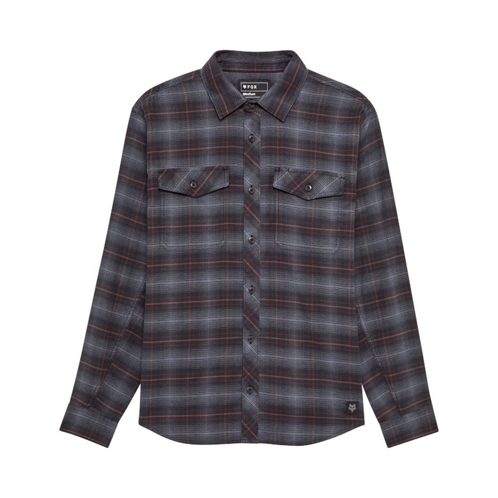 FOX SURVIVALIST STRETCH FLANNEL LS Hemd Schwarz
