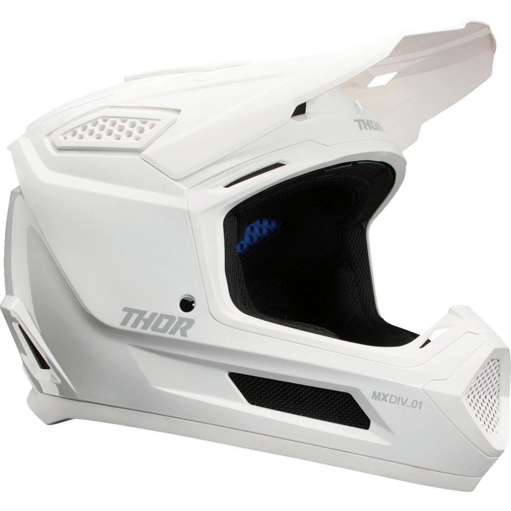THOR Fleet Motocross Helm Whiteout weiss