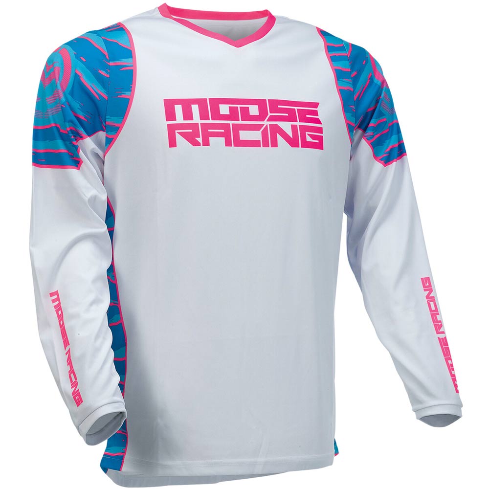 MOOSE RACING Qualifier Jersey blau pink MOOSE RACING Qualifier Jersey blau pink