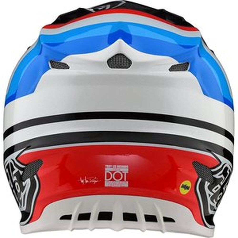 TROY LEE DESIGNS SE4 Mirage Motocross Helm schwarz weiß