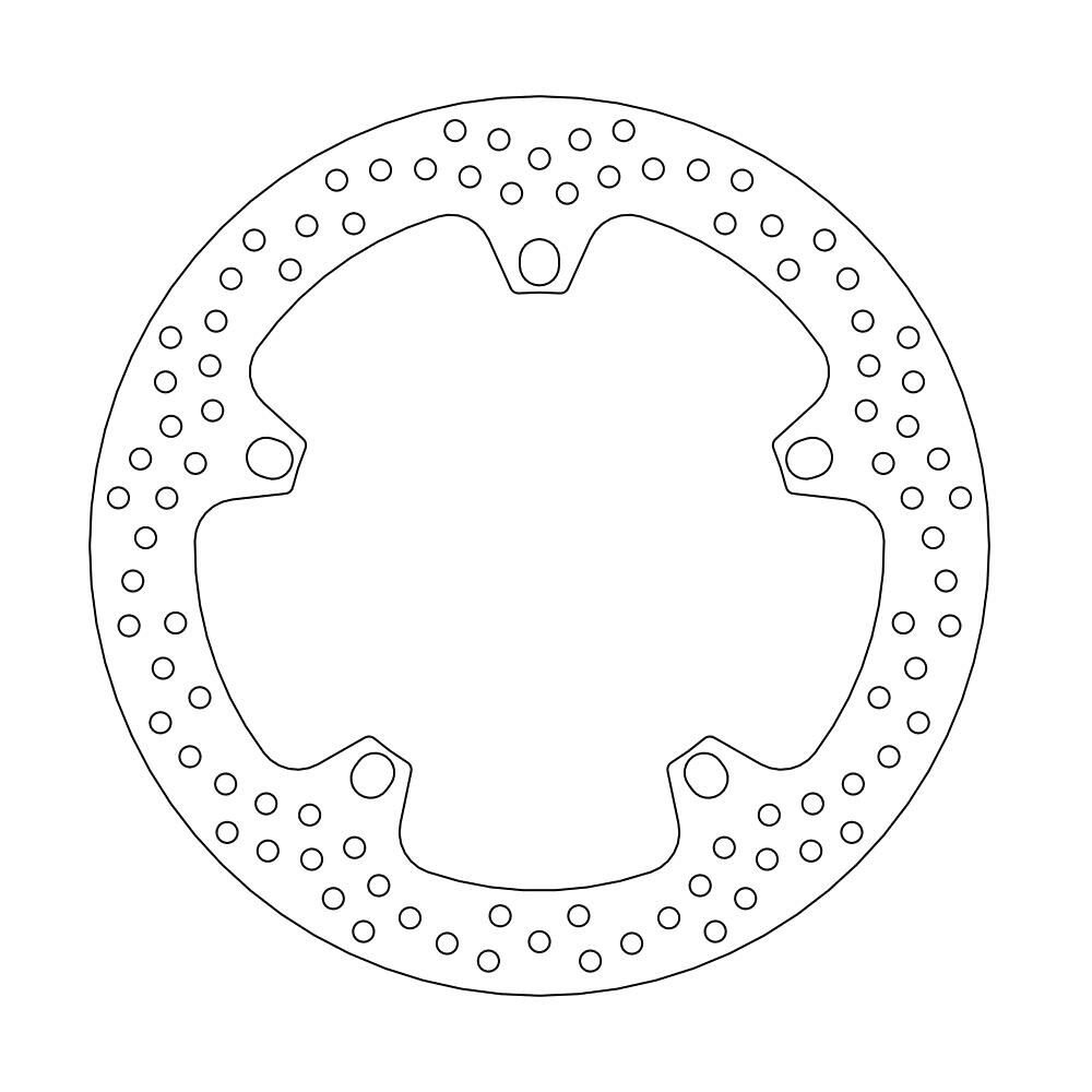 MOTO-MASTER Bremsscheibe Halo vorne