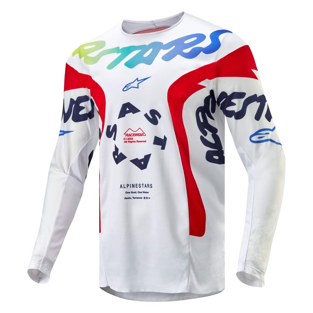 ALPINESTARS Racer Hana Kinder Jersey weiss multi