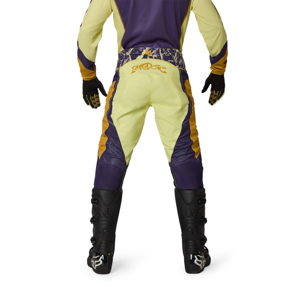 FOX 180 IMAGE PRINT Motocross Hose Pear Gelb