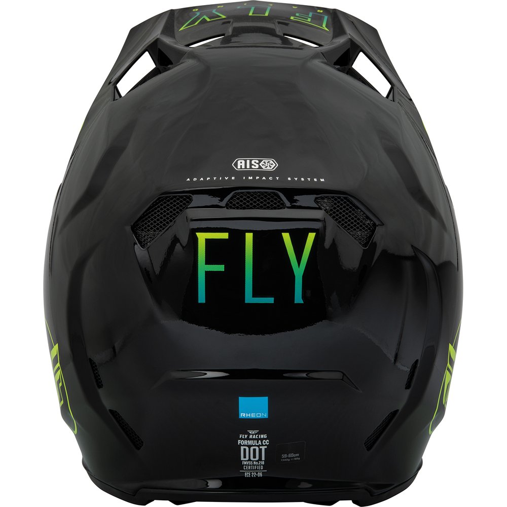 FLY Formula CC Centrum Motocross Helm schwarz blau gelb FLY Formula CC Centrum Motocross Helm schwarz blau gelb