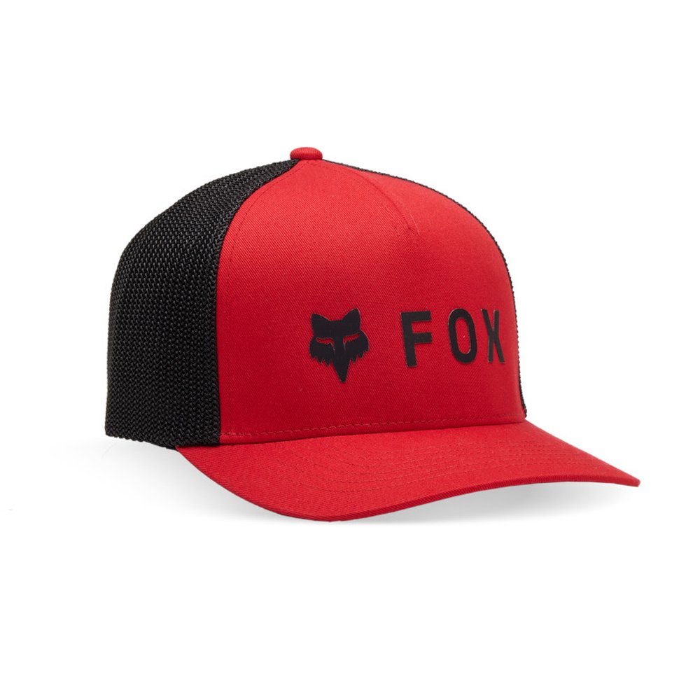 FOX ABSOLUTE FLEXFIT HAT Kappe Flame Rot