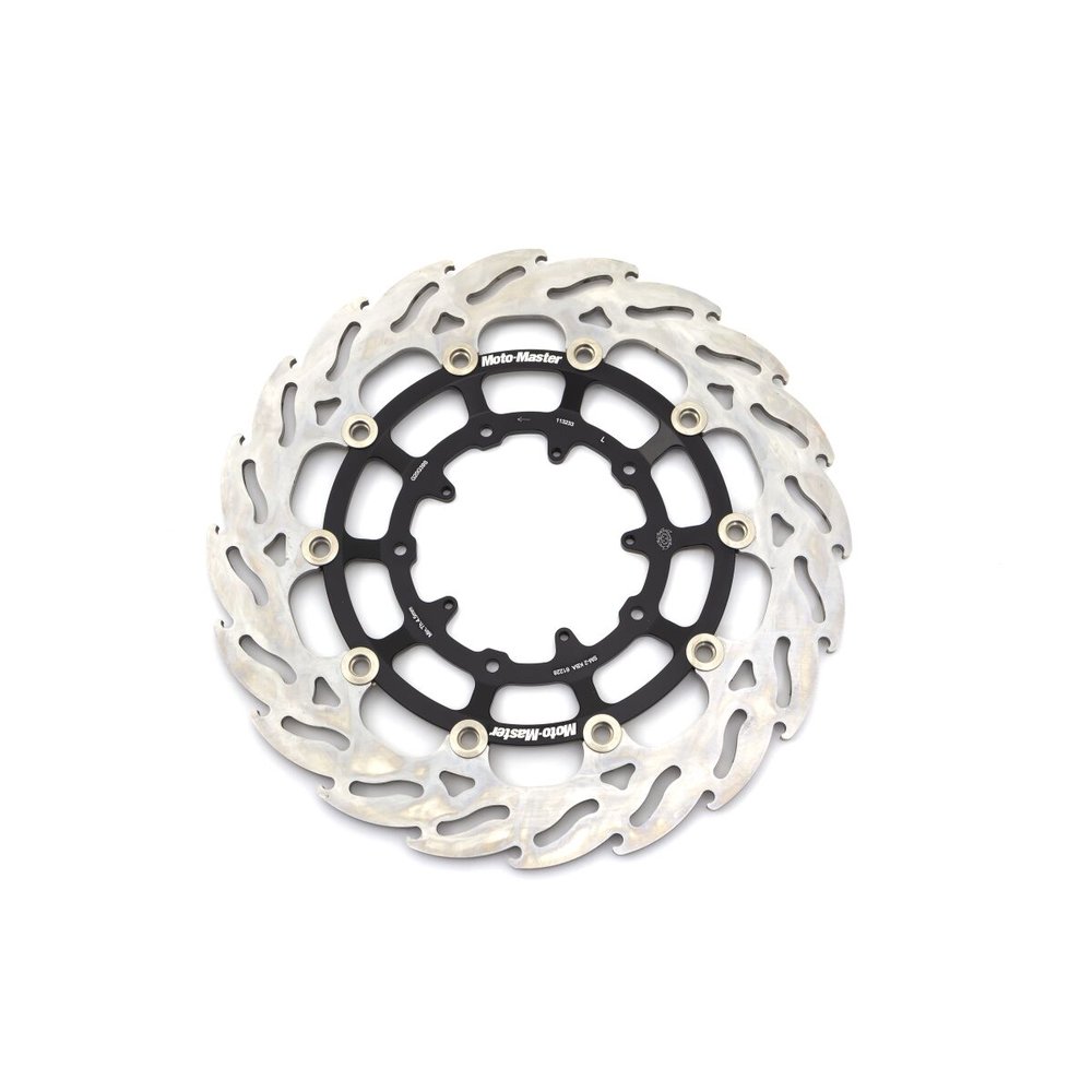 MOTO-MASTER Bremsscheibe Flame vorne links schwarz MOTO-MASTER Bremsscheibe Flame vorne links schwarz