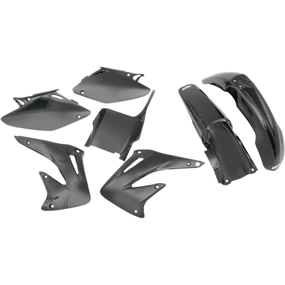 UFO Komplettes Karosserie-Kit Plastikteile Honda CRF450 04 schwarz