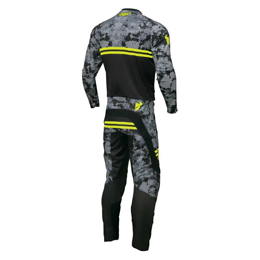 THOR Sector Digi Kinder Jersey schwarz grau THOR Sector Digi Kinder Jersey schwarz grau