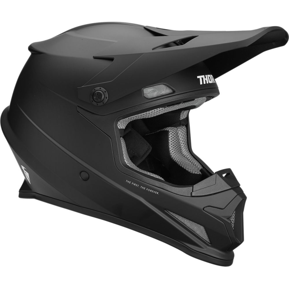 THOR Sector Blackout Motocross Helm schwarz