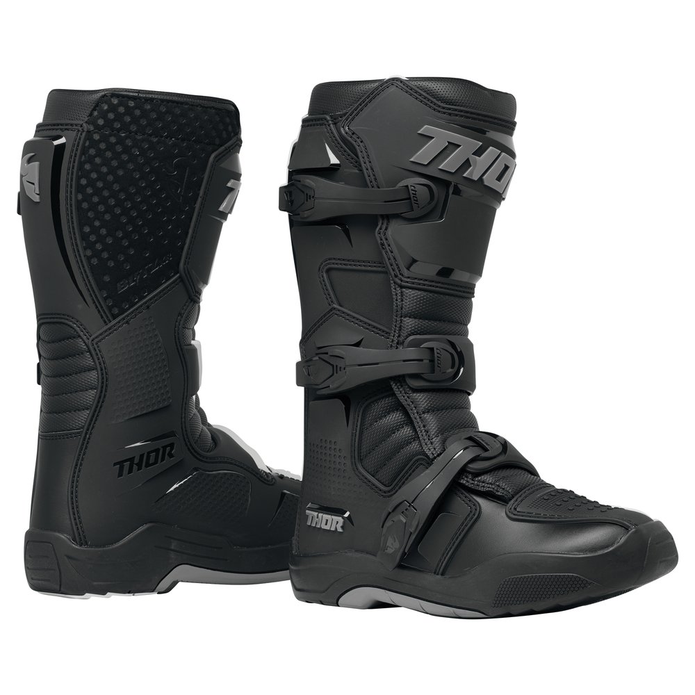 THOR Blitz XR Frauen Motocross Stiefel schwarz grau