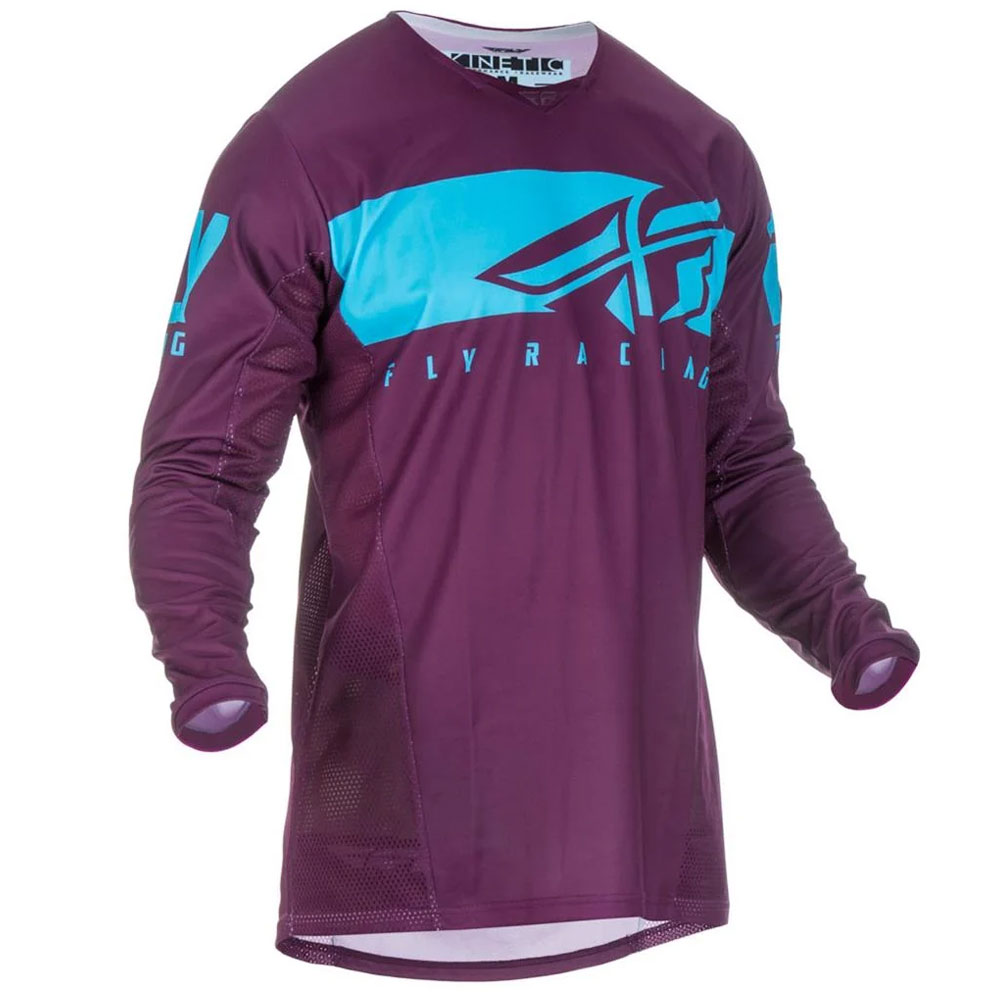 FLY Kinetic MX MTB Jersey port blau