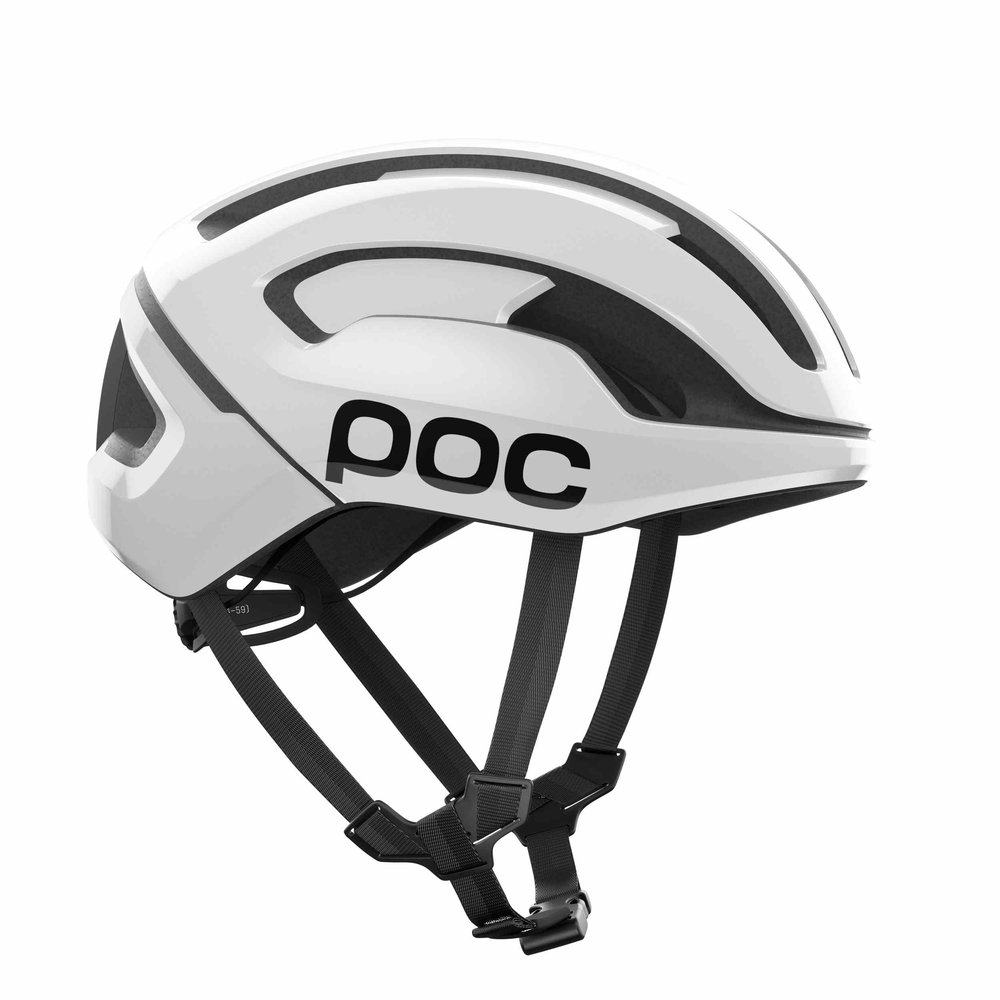 POC Omne Air MIPS Gravel Helm Hydrogen White/Uranium Black Matt w. Logo