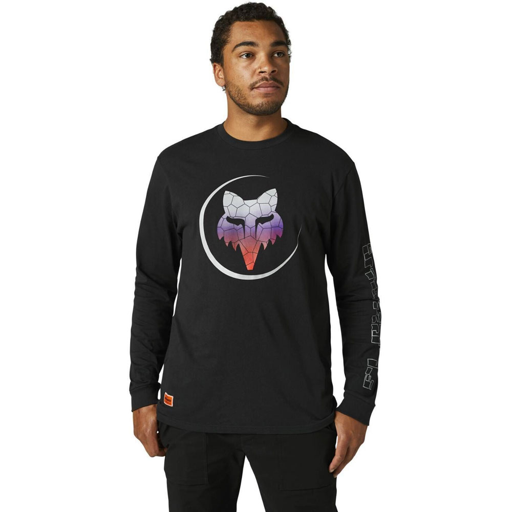 FOX Skarz Longsleeve T-Shirt schwarz