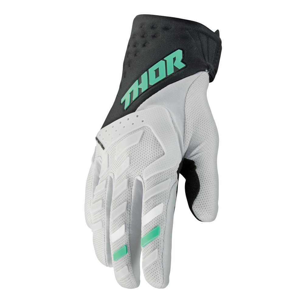 THOR Spectrum Frauen Handschuhe grau schwarz THOR Spectrum Frauen Handschuhe grau schwarz