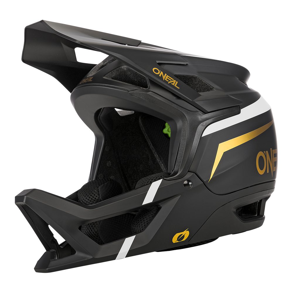 ONEAL Transition Flash MTB Helm schwarz weiss gelb