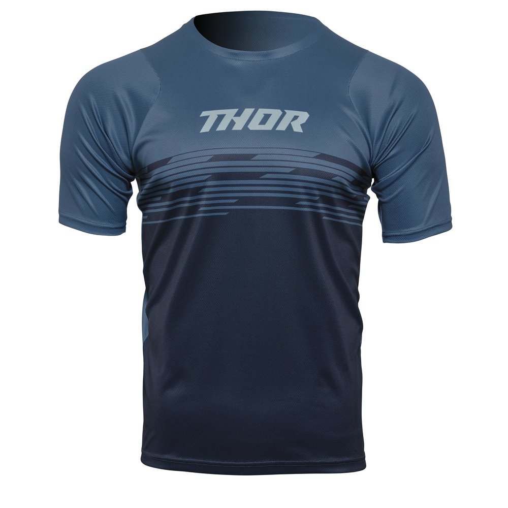 THOR Assist Shiver kurzärmliges MTB Jersey midnight teal